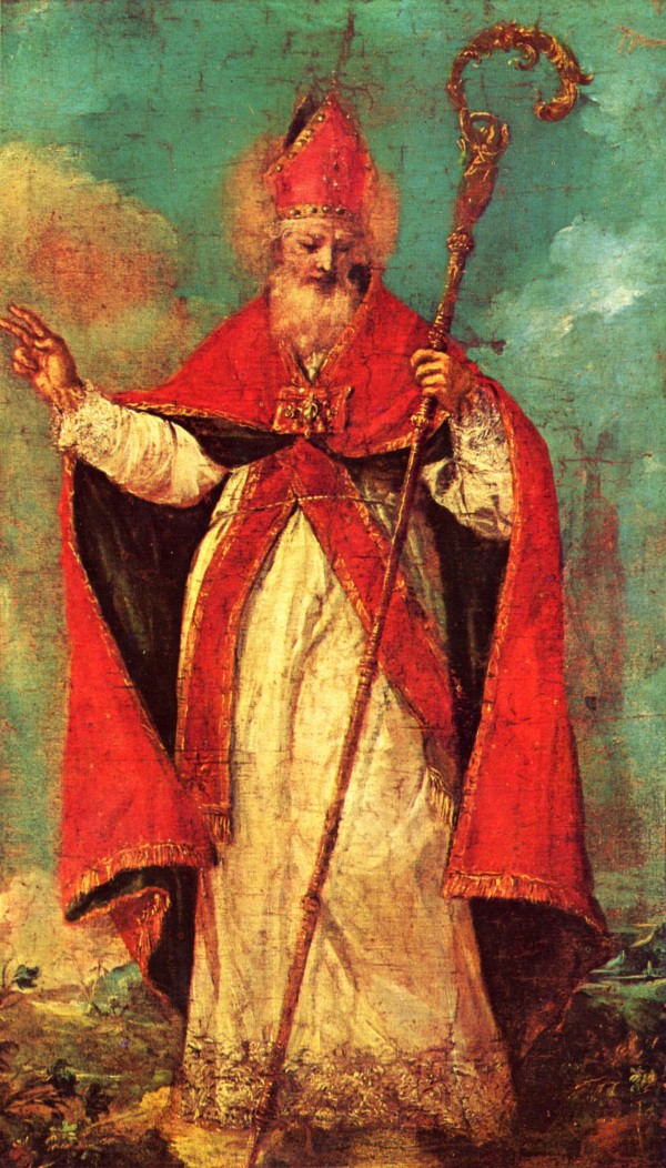 Segnender Hl. Nicolaus by Francesco Guardi